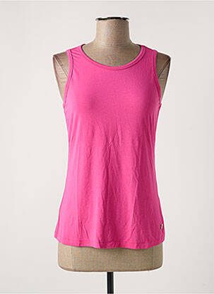 Top coupe cintrée sans manche rose MISSONI femme