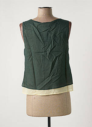 Top sans manche sans manche vert NIU femme