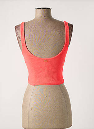 Top coupe cintrée fines bretelles orange BANANA MOON femme