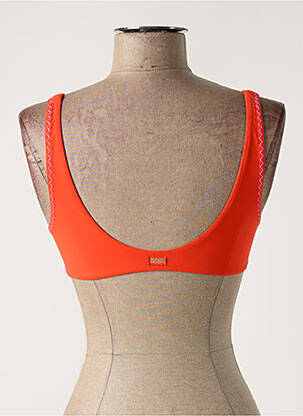 Haut de maillot de bain bretelles élastiquées brassieres orange BANANA MOON femme