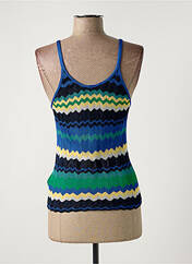 Top bleu MALIPARMI pour femme seconde vue