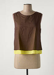Top marron NIU pour femme seconde vue