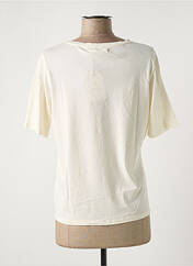 T-shirt beige NICE THINGS pour femme seconde vue
