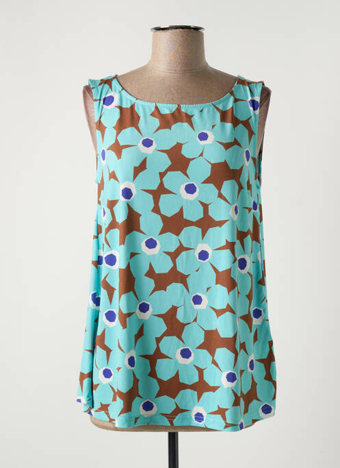 Top bleu JUSTMINE pour femme