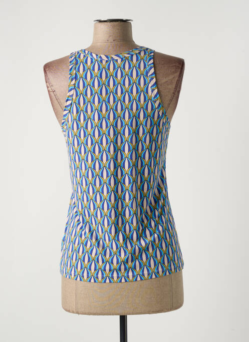 Top bleu MALIPARMI pour femme