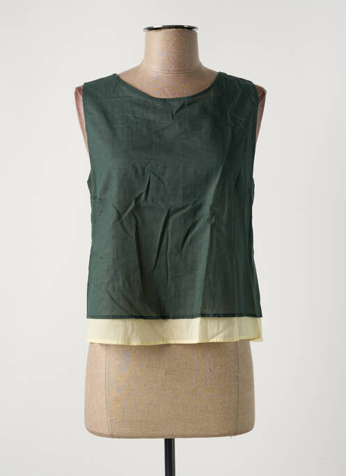 Top vert NIU pour femme