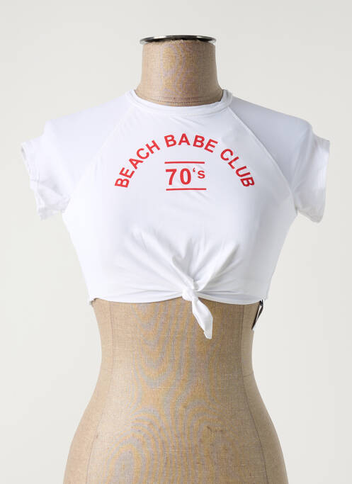 T-shirt blanc BANANA MOON pour femme