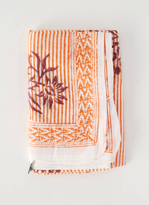 Foulard orange ZEN ETHIC pour femme
