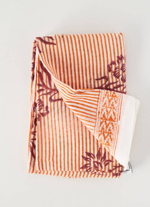 Foulard orange ZEN ETHIC pour femme
