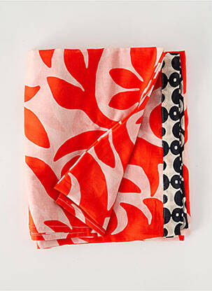 Paréo tissage popeline rouge AHIMARIA femme