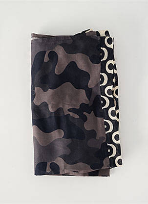 Paréo tissage popeline gris AHIMARIA femme