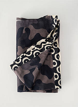 Paréo tissage popeline gris AHIMARIA femme