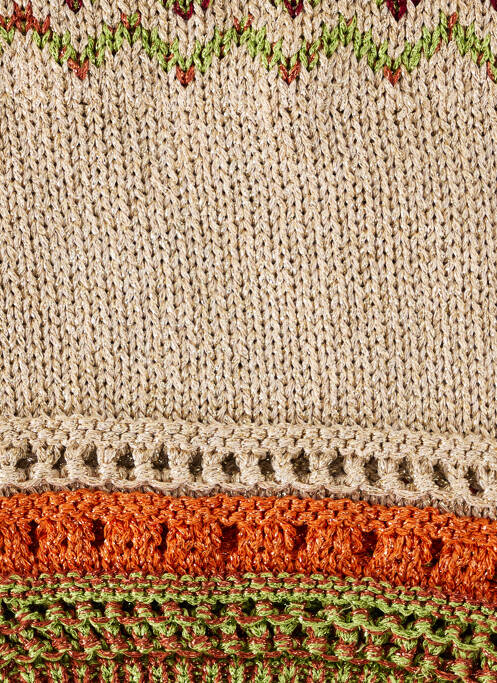 Top beige PHO FIRENZE pour femme