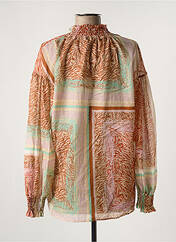 Blouse marron CALIBAN pour femme seconde vue