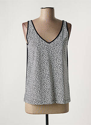 Top noir BLEU BLANC ROUGE pour femme