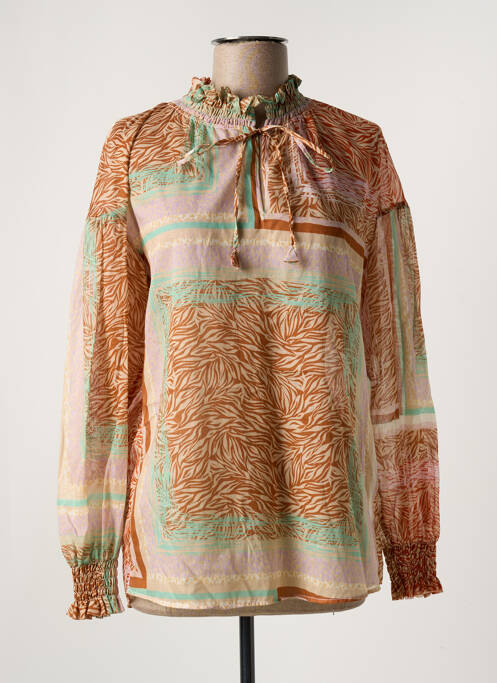 Blouse marron CALIBAN pour femme