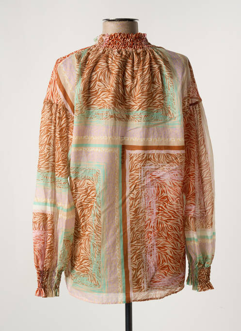 Blouse marron CALIBAN pour femme