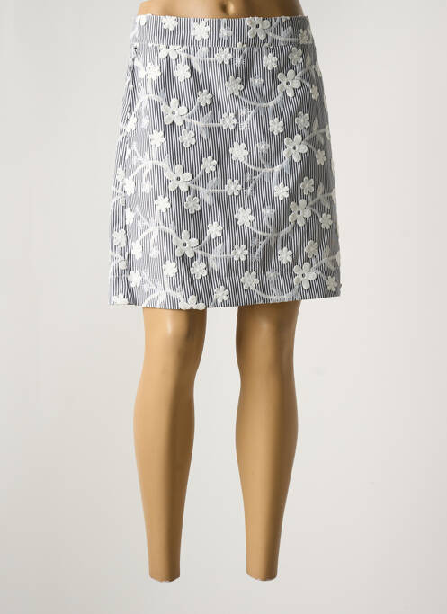 Jupe courte blanc NATHALIE CHAIZE pour femme