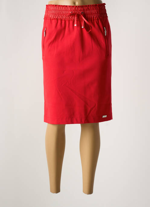 Jupe mi-longue rouge AIRFIELD pour femme