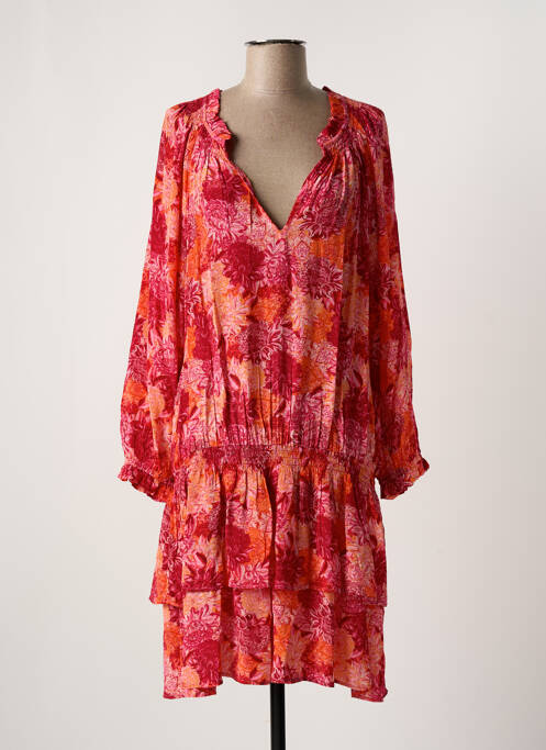 Robe mi-longue rose CHARLOTTE SPARRE pour femme