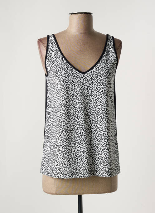 Top noir BLEU BLANC ROUGE pour femme