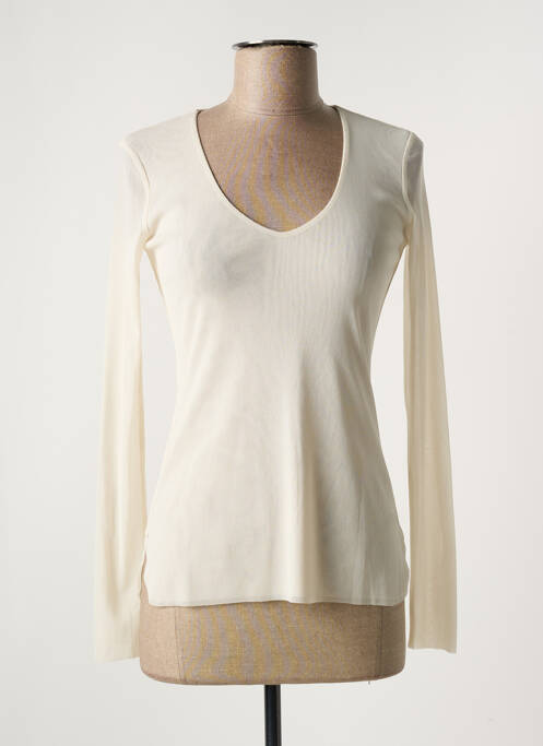 T-shirt beige TWINSET pour femme