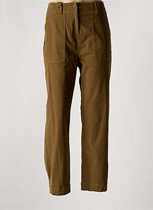 Pantalon droit stretch taille normale marron MAX MARA femme