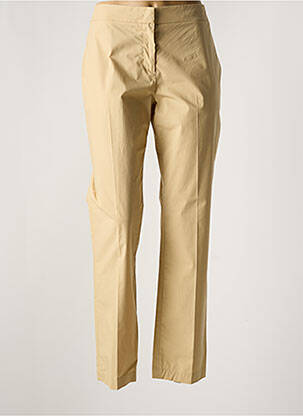 Pantalon droit tissage popeline taille normale beige TWINSET femme