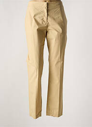 Pantalon droit tissage popeline taille normale beige TWINSET femme