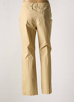 Pantalon droit tissage popeline taille normale beige TWINSET femme