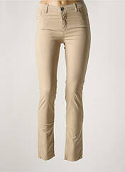 Pantalon slim beige TRUSSARDI JEANS pour femme seconde vue