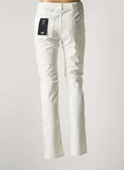 Pantalon slim blanc EMPORIO ARMANI pour femme seconde vue