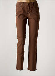 Pantalon slim marron TRUSSARDI JEANS pour femme seconde vue