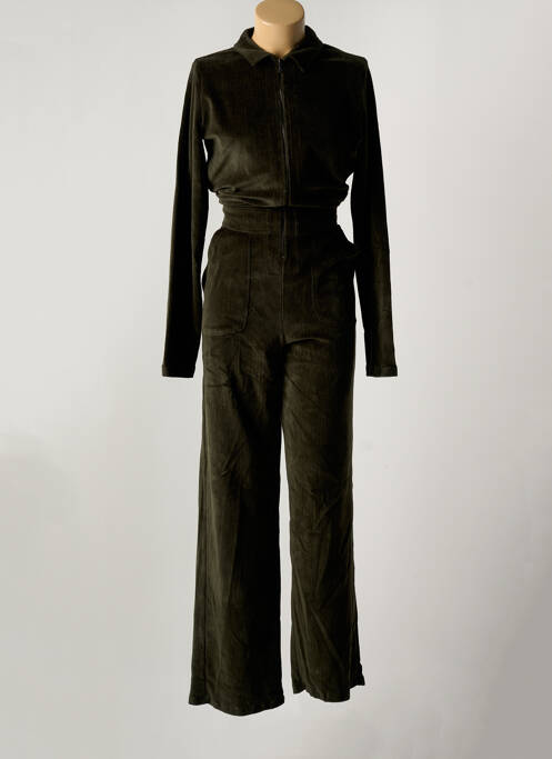 Combi-pantalon vert MAJESTIC FILATURES pour femme