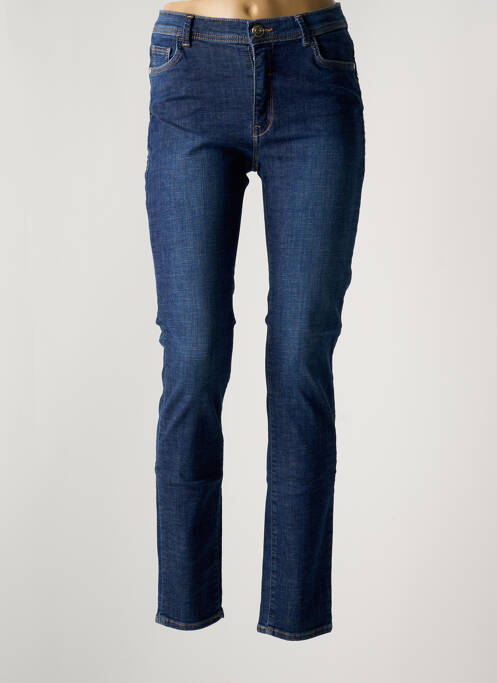 Jeans coupe slim bleu TRUSSARDI JEANS pour femme