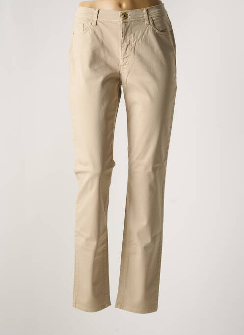 Pantalon droit beige TRUSSARDI JEANS pour femme
