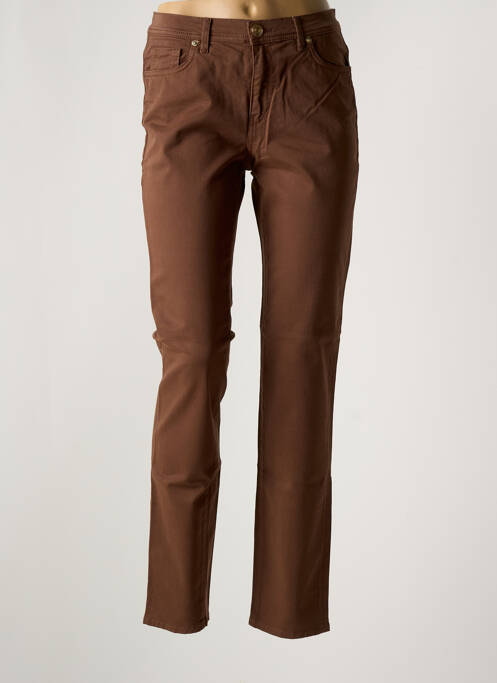Pantalon slim marron TRUSSARDI JEANS pour femme