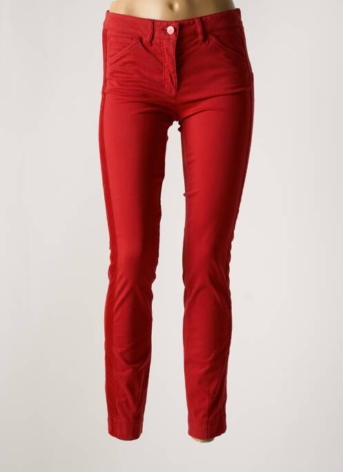 Pantalon slim rouge LUISA CERANO pour femme