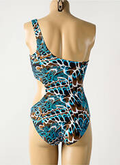 Maillot de bain 1 pièce bleu ANTIGEL pour femme seconde vue