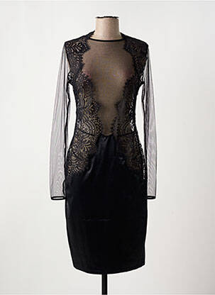 Nuisette/combinette col rond noir PRELUDE femme
