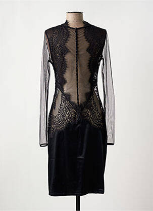 Nuisette/combinette légère et transparente noir PRELUDE femme