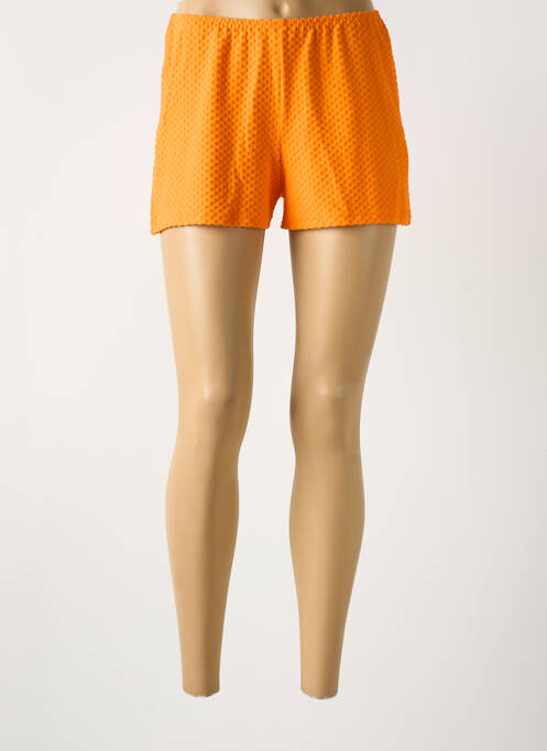 Pyjama taille élastique orange ANTIGEL femme
