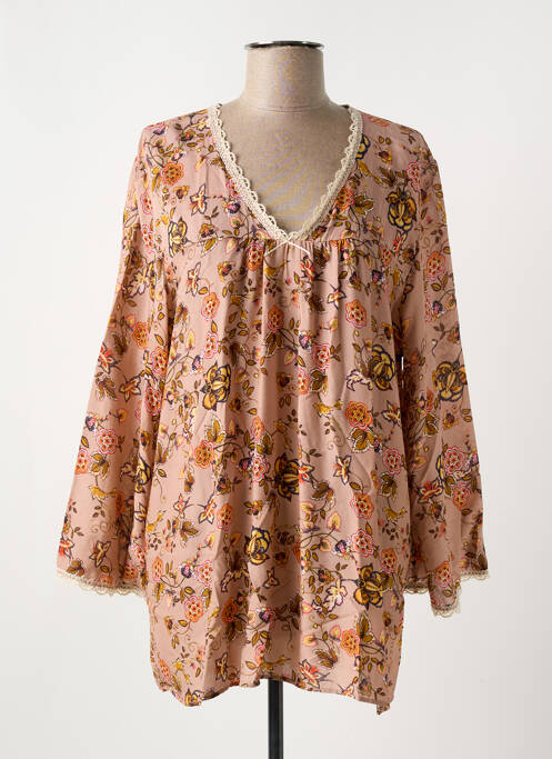 Tunique manches longues rose ANTIGEL pour femme