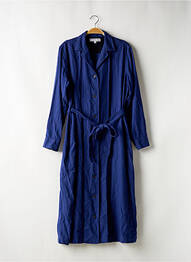 Robe mi-longue manches longues manches longues bleu INES DE LA FRESSANGE femme