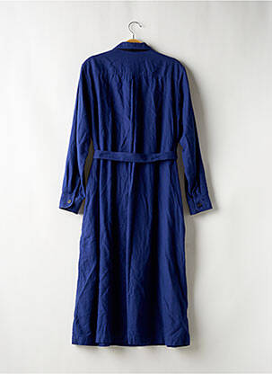 Robe mi-longue manches longues manches longues bleu INES DE LA FRESSANGE femme