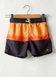 Short de bain tissage popeline orange FIREFLY garcon