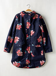 Imperméable manches longues a capuche bleu JOULES femme