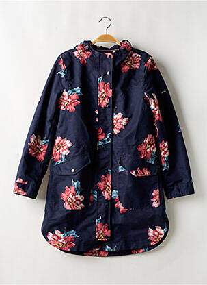 Imperméable poches a capuche bleu JOULES femme