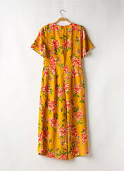 Combi-pantalon orange NEON ROSE pour femme seconde vue