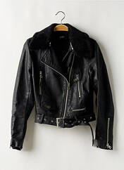 Veste simili cuir noir ZARA pour femme seconde vue